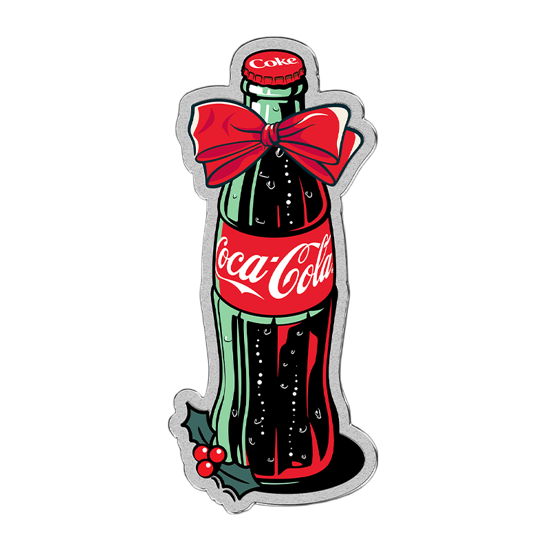 Buy 1 oz Coca-Cola® Holiday Bottle Silver Coin (2025) | Price in